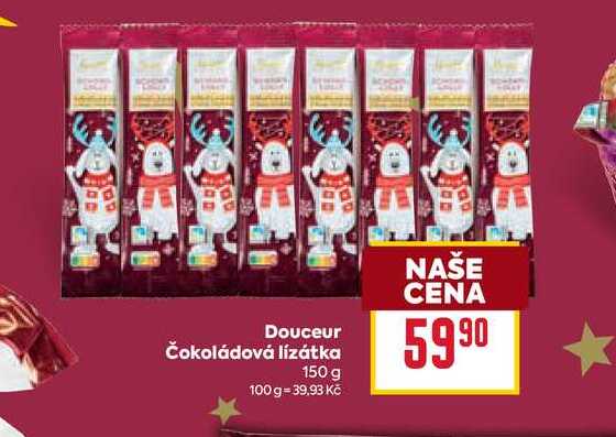 Douceur Čokoládová lízátka 150 g