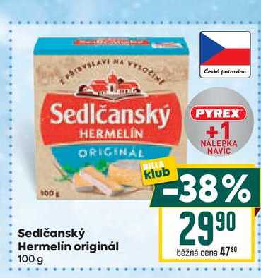 Sedlčanský Hermelín originál 100 g