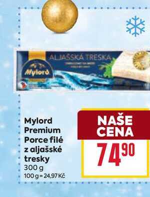 Mylord Premium Porce filé z aljašské tresky 300 g