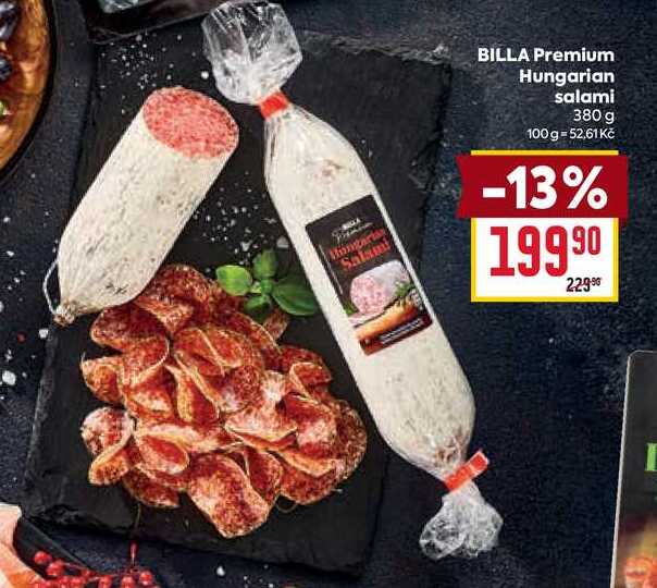 BILLA Premium Hungarian salami 380 g