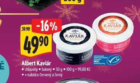  Albert Kaviár  50 g