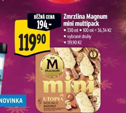 Zmrzlina Magnum mini multipack 330 ml