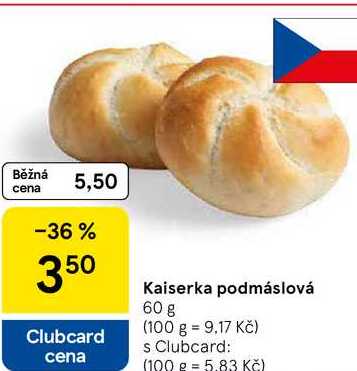Kaiserka podmáslová, 60 g  