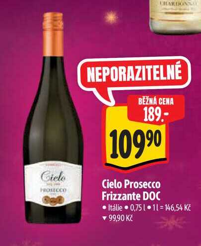 Cielo Prosecco Frizzante DOC 0,75 l