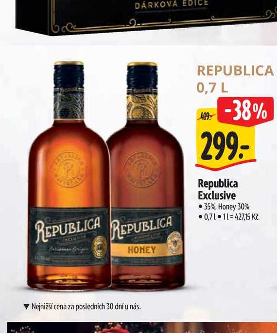  Republica Exclusive   0,7 l 
