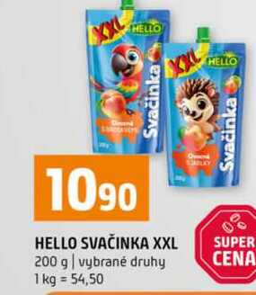 HELLO SVAČINKA XXL 200 g vybrané druhy