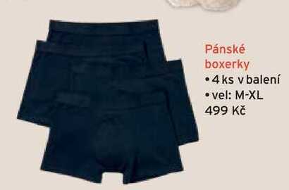 Pánské boxerky, 4 ks