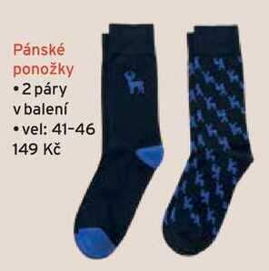 Pánské ponožky, 2 páry