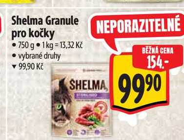 Shelma Granule pro kočky, 750 g 