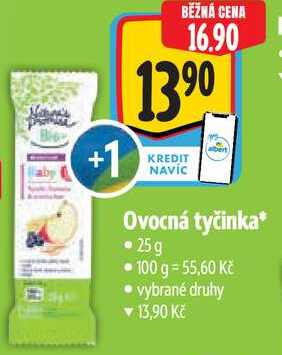 Ovocná tyčinka, 25 g