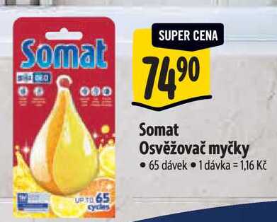 Somat Osvěžovač myčky, 65 dávek