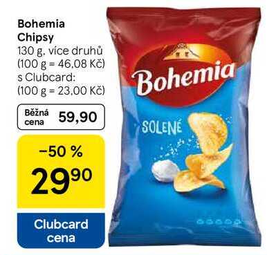 Bohemia Chipsy, 130 g, více druhů