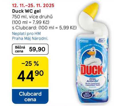 Duck WC gel, 750 ml, více druhů