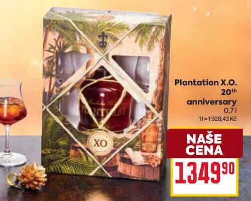 Plantation X.O. 20th anniversary 0,7l
