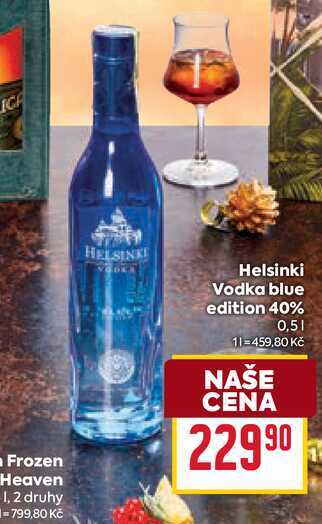 Helsinki Vodka blue edition 40% 0,5l