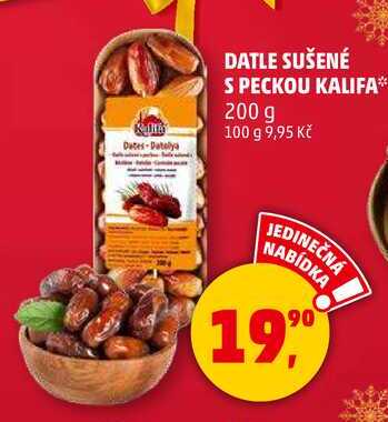 DATLE SUŠENÉ S PECKOU KALIFA, 200 g