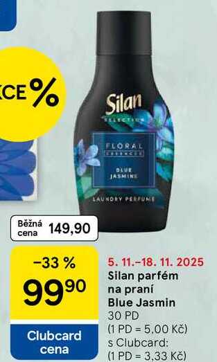Silan parfém na praní Blue Jasmin, 30 PD 