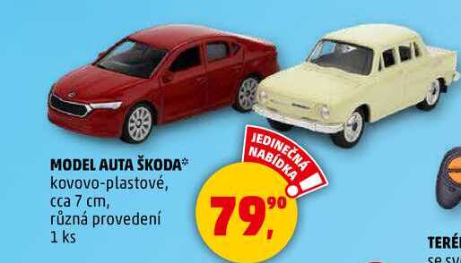 MODEL AUTA ŠKODA, 1 ks