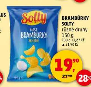 BRAMBŮRKY SOLTY, 150 g