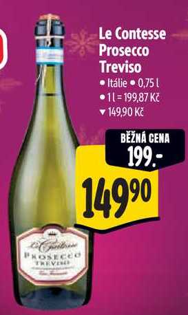 Le Contesse Prosecco Treviso, 0,75 l