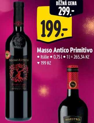 Masso Antico Primitivo, 0,75 l