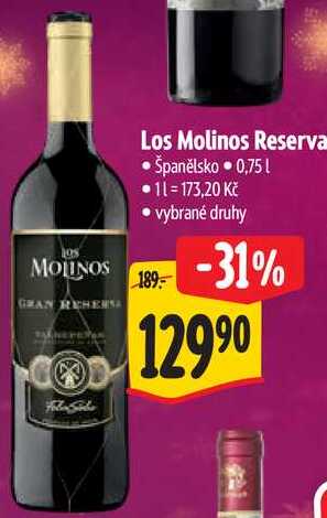 Los Molinos Reserva, 0,75 l