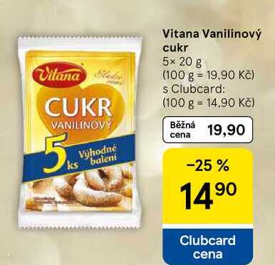 Vitana Vanilinový cukr, 5x 20 g 
