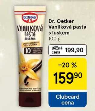 Dr. Oetker Vanilková pasta s luskem, 100 g