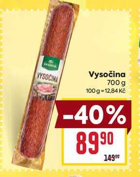 Vysočina 700 g