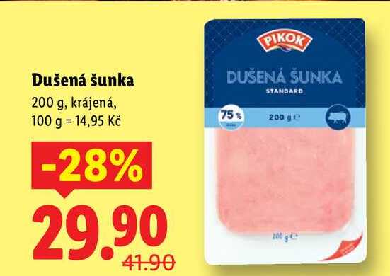 Dušená šunka, 200 g