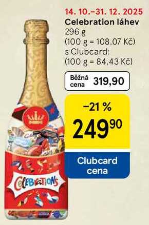 Celebration láhev, 296 g 
