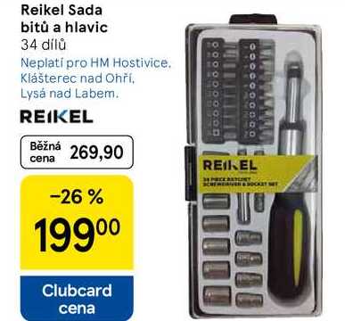 Reikel Sada bitů a hlavic 34 dílů  