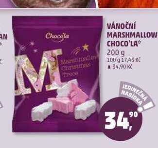 VÁNOČNÍ MARSHMALLOW CHOCO'LA, 200 g