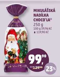 MIKULÁŠSKÁ NADÍLKA CHOCO'LA, 250 g