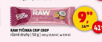 RAW TYČINKA CRIP CROP, 50 g