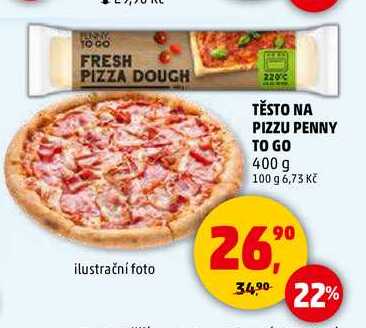TĚSTO NA PIZZU PENNY TO GO, 400 g