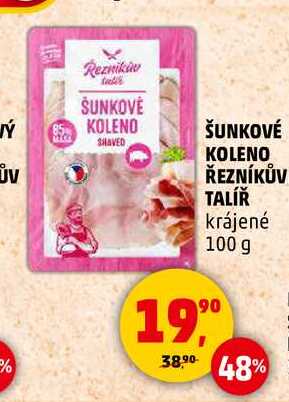 ŠUNKOVÉ KOLENO ŘEZNÍKŮV TALÍŘ, 100 g