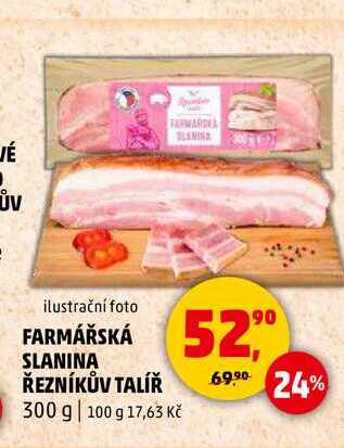 FARMÁŘSKÁ SLANINA ŘEZNÍKŮV TALÍŘ, 300 g