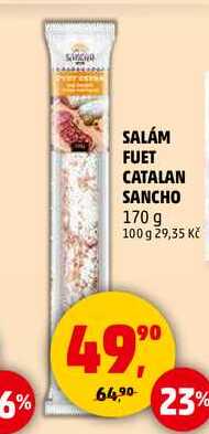 SALÁM FUET CATALAN SANCHO, 170 g