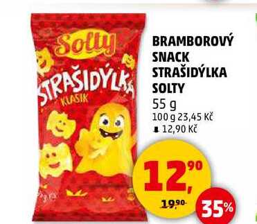 BRAMBOROVÝ SNACK STRAŠIDÝLKA SOLTY, 55 g