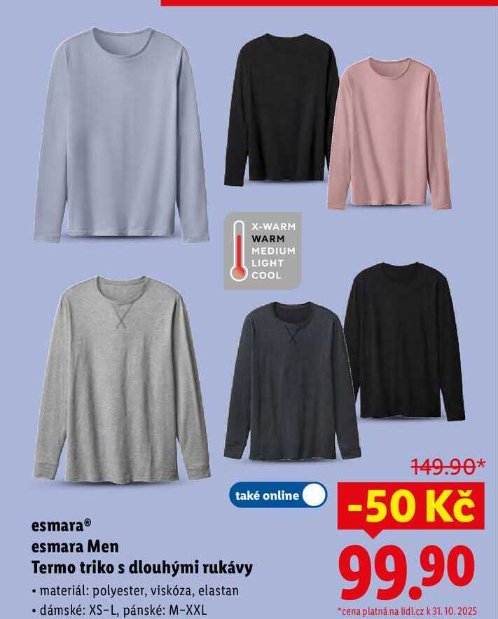 esmara esmara Men Termo triko s dlouhými rukávy