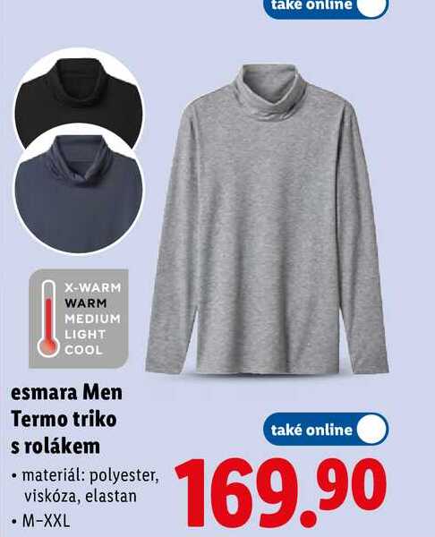 esmara Men Termo triko s rolákem