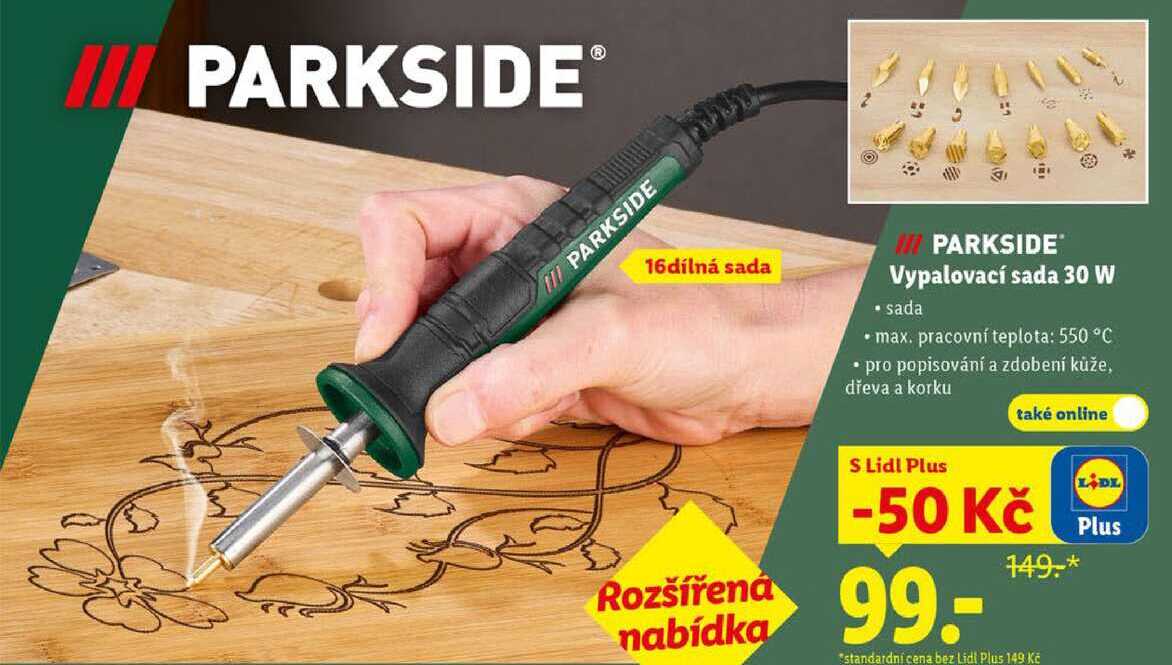 PARKSIDE Vypalovací sada 30 W