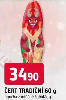 ČERT TRADIČNÍ 60 g figurka z mléčné čokolády 