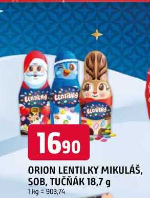 ORION LENTILKY MIKULÁŠ, SOB, TUČŇÁK 18,7 g
