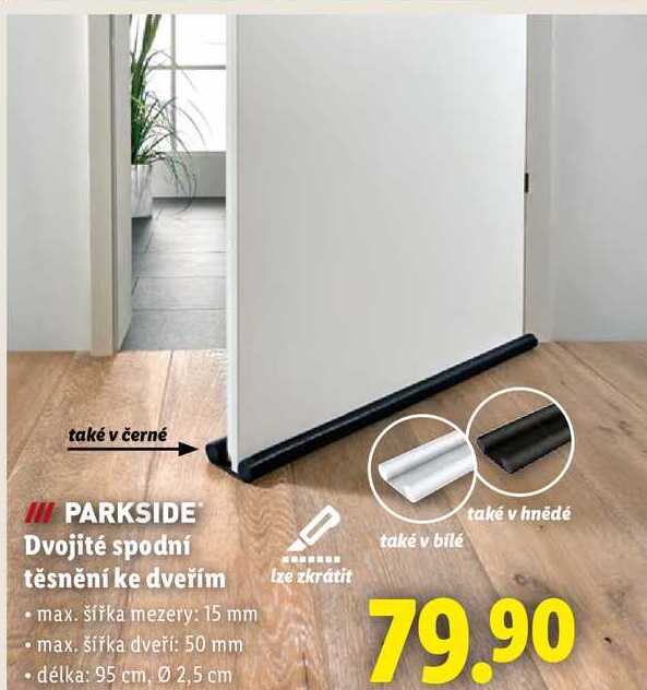 PARKSIDE Dvojité spodní těsnění ke dveřím 