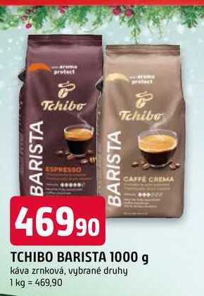 TCHIBO BARISTA 1000 g káva zrnková