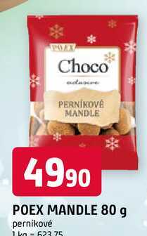 POEX MANDLE 80 g perníkové 
