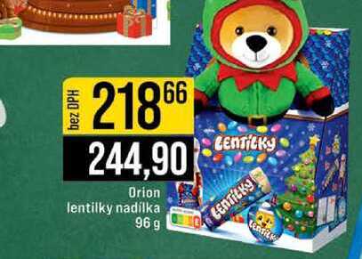 Orion lentilky nadílka 96 g 
