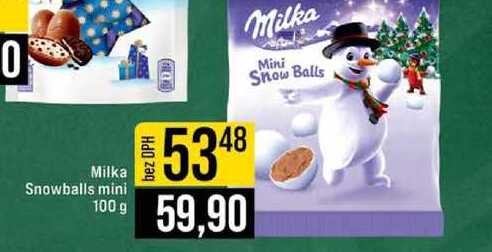 Milka Snowballs mini 100 g 